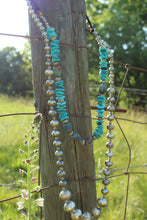 Load image into Gallery viewer, Necklace- Chunky + Long HUGE  Navajo Pearls
