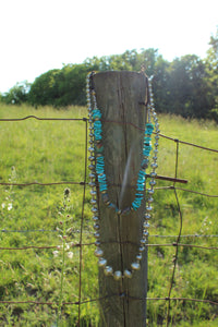 Necklace- Chunky + Long HUGE  Navajo Pearls