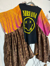 Load image into Gallery viewer, Morgan Factory- Nirvana Upcycled Silk Tee
