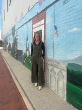 Load image into Gallery viewer, Zenana- Olive Knit Wide Leg Jumpie
