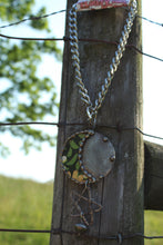 Load image into Gallery viewer, ABA- Vintage Tin Moon Star Necklace
