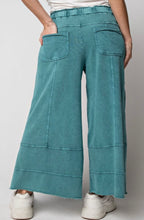 Load image into Gallery viewer, Easel-Curvy  French Terry Teal Sweatpants
