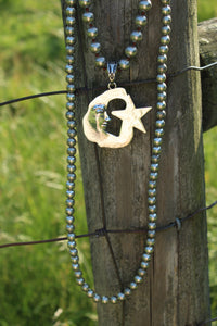 Necklace- Star + Moon