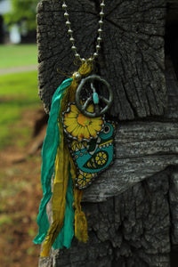Harley & Maude’s- Yellow Funky Bird Necklace