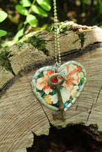 Load image into Gallery viewer, Necklace- Heart Vintage Tin
