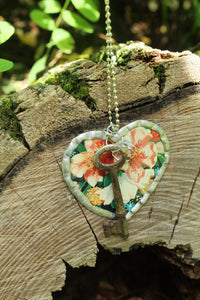 Necklace- Heart Vintage Tin