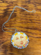 Load image into Gallery viewer, Necklace- Retro Moon Yellow
