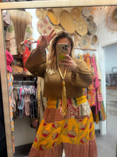 Load image into Gallery viewer, Zenana- Camel Cropped Knitted Sweater
