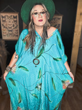 Load image into Gallery viewer, Kantha Bae-  Float On Muu Light Blue Dainty/ Big Floral Blue inside
