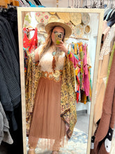 Load image into Gallery viewer, Zenana- Curvy Camel Pleated Skirt
