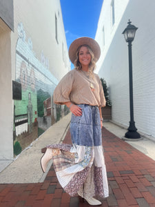 Wide Leg Tiered Pants