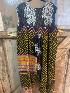 Soothing Jumpie Black Yellow (cotton side B)