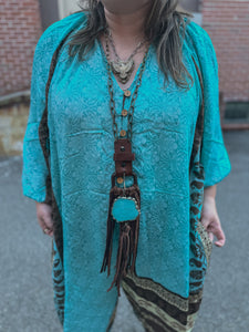 Kantha Bae-  Resonance Romper Blue