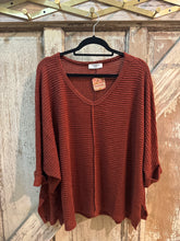 Load image into Gallery viewer, Zenana- V Neck Ribbed Sweater 2 Colors
