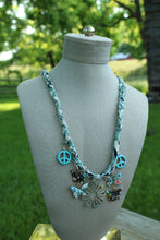 Load image into Gallery viewer, Necklace- Braided Bandana Charm
