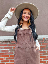 Load image into Gallery viewer, Zenana- Mahogany Denim Overalls
