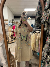 Load image into Gallery viewer, Butterfly Tee Shirt Dress
