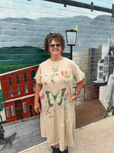 Load image into Gallery viewer, Butterfly Tee Shirt Dress
