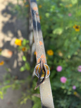 Load image into Gallery viewer, Necklace- Pumpkin Tin Orange Floral
