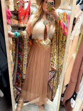 Load image into Gallery viewer, Zenana- Curvy Camel Pleated Skirt
