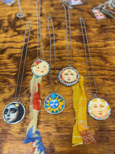 Load image into Gallery viewer, Necklace- Retro Moon Yellow
