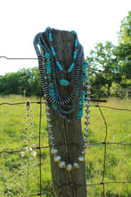 Load image into Gallery viewer, Necklace- Navajo • Turq Chip Long (1st necklace at top in picture)
