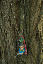 Load image into Gallery viewer, Harley + Maude’s- Tee Pee Blue Necklace

