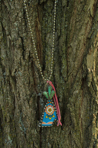Harley + Maude’s- Tee Pee Blue Necklace