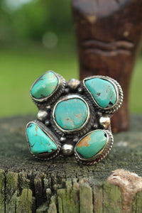Rings- Turquoise 5 Stone