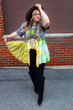 Load image into Gallery viewer, Morgan Factory- Nirvana Ruffle Tee YELLOW GREEN
