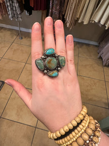 Rings- Turquoise 5 Stone