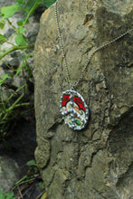 Load image into Gallery viewer, Necklace- Soldered Vintage Tin Peace Sign

