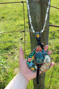 Harley + Maude’s- LARGE Tin Naja on Freshwater Pearl