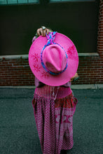 Load image into Gallery viewer, HATS- Early Autumn Blooms Barbie Suede Rancher
