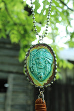 Load image into Gallery viewer, ABA- Indian Face Pottery Necklace
