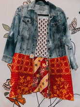 Load image into Gallery viewer, Upcycled Embroidery Jacket
