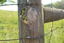 Load image into Gallery viewer, ABA- Vintage Tin Moon Star Necklace
