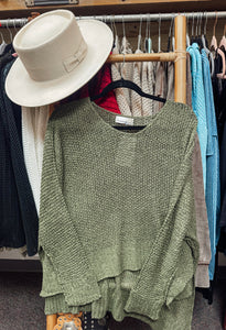 Zenana- Oversized Knit Sweater (2 Colors)