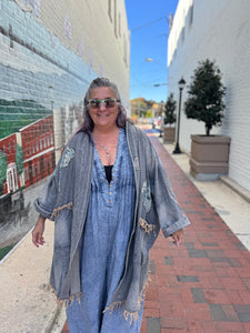 Pintuck Sleeveless Jumpsuit