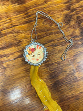 Load image into Gallery viewer, Necklace- Double Sided Moon Faces
