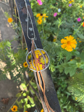 Load image into Gallery viewer, Necklace- Wine Floral Tin
