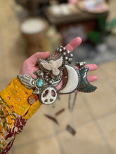 Load image into Gallery viewer, Necklace- Carved Bone Eagle On Chain
