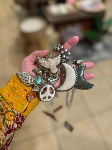 Necklace- Carved Bone Eagle On Chain