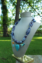 Load image into Gallery viewer, Necklace- Heart Scarf Charm
