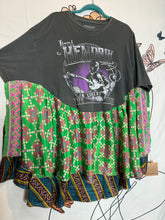 Load image into Gallery viewer, Morgan Factory- Jimi Hendrix Upcycled Silk Tee
