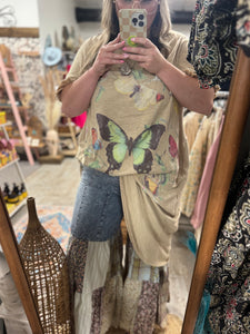 Butterfly Tee Shirt Dress
