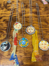 Load image into Gallery viewer, Necklace- Retro Moon Yellow
