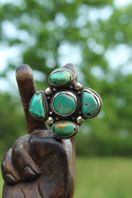 Load image into Gallery viewer, Rings- Turquoise 5 Stone
