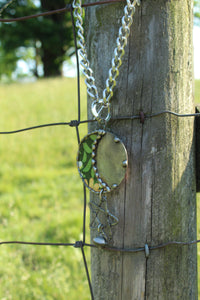 ABA- Vintage Tin Moon Star Necklace