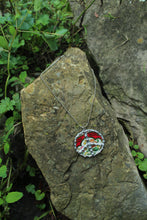 Load image into Gallery viewer, Necklace- Soldered Vintage Tin Peace Sign

